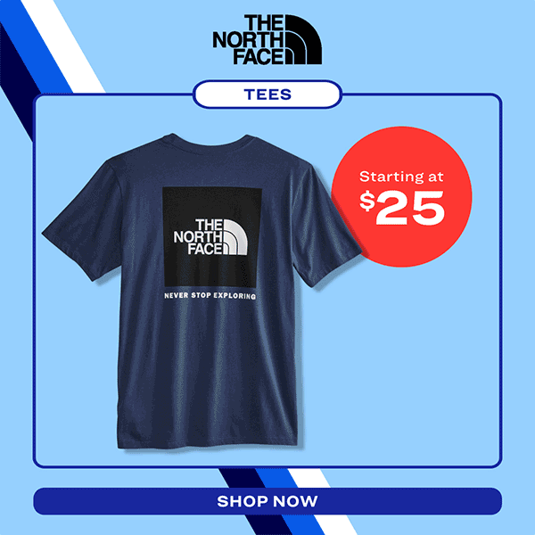 The North Face Tees, Starting at 25 Academy Sports + Outdoors